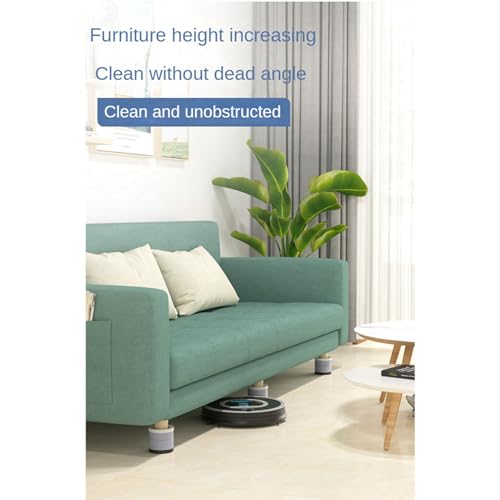Elevadores de cama redondos para limpiar bajo el sofá y elevar mesas de salón 3