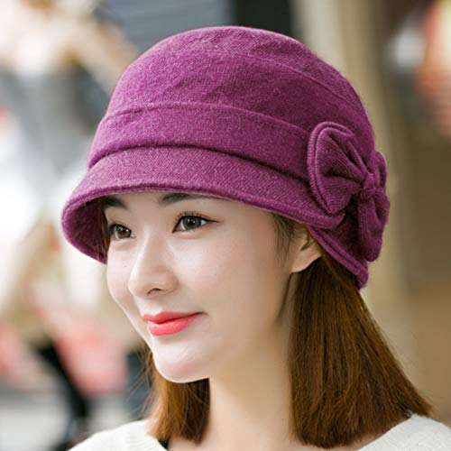 Bonnet tricoté chapeau de pêcheur automne hiver en coton cachemire doux