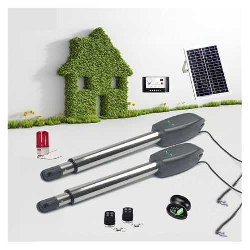 Moteur Portail, 400 kg automatique double bras électrique porte battante ouvre-porte opérateur moteur actionneur plus proche ouvre-porte battante for la sécurité à domicile/ferme/garage/entreprise ,po