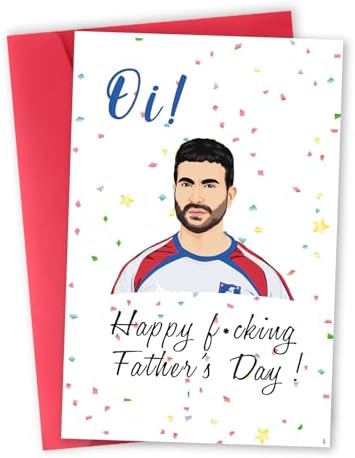 Funny Lasso Christmas Card - Humorous Holiday Greeting Card With Red Envelope