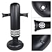oceanside Inflatable Punching Bag, Boxing Punching Training Tumbler Bag PVC Adult Pressure Relief Accessory(Black)