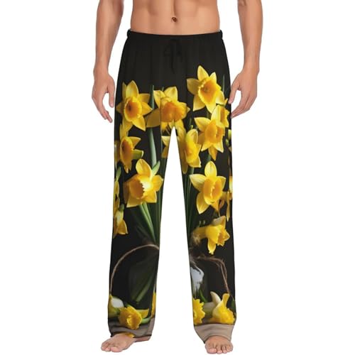 Pantalon de pyjama jonquilles léger et respirant pour femme