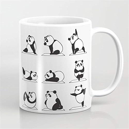 Panda Mug Yoga Mug Drôle Café Yoga Cadeaux Zen Cartoon Panda Bear