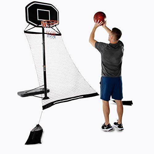 Activise Sport Basketball Return Net with Free Size 7 Rubber Basketball- Basketball Net Return, Basketball Rebounder, Basketball Hoop Return, Basketball Return Attachment, Basketball Return