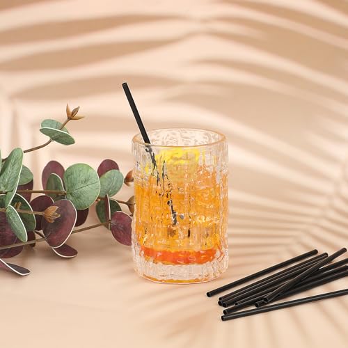 200 pitillos plásticos negros 5.1 pulgadas para bebidas miniatura 4