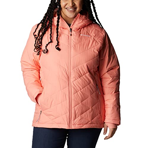 Image of Columbia Women's Omni-Heat Reflective Heavenly Hooded Hiking & Trekking Down Standard Length Jacket