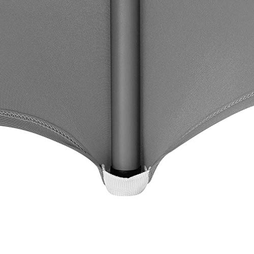 Image of Peomeise 4FT Spandex Table Cover Rectangular Stretch Spandex Tablecloth (Gray,4FT)