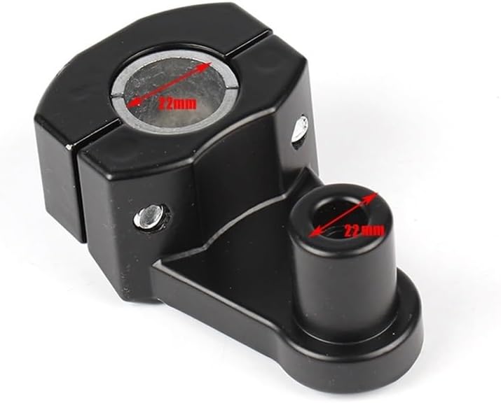 Motorcycle Handlebar Risers Universal Motorcycle Handlebar Clamps Riser Add 5.5cm Height For 22mm 28mm Bars Clamp 2 Inch Pivoting For CRF YZF