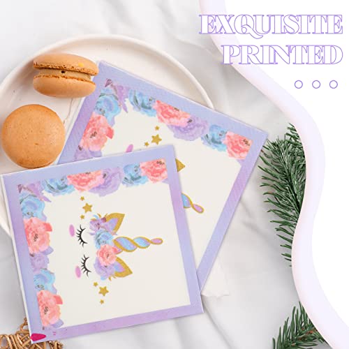 Ciieeo Guardanapo De Papel Com 40 Folhas Guardanapos De Impressão Adoráveis Guardanapos De Festa Gua