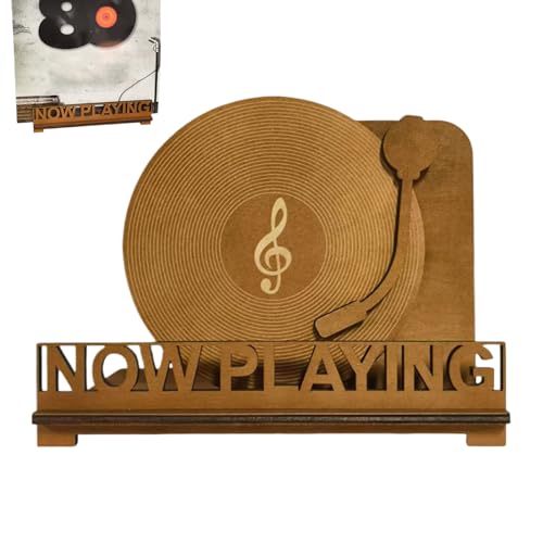 Support de disques en bois pour redécouvrir vos albums de musique sans encombrer le salon