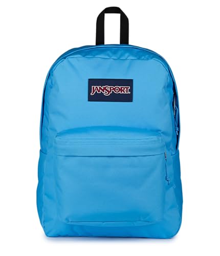 Image of JanSport SuperBreak One Backpack - Durable, Lightweight Bag with 1 Main Compartment, Front Utility Pocket with Built-in Organizer, Premium Backpack, Electric Azul