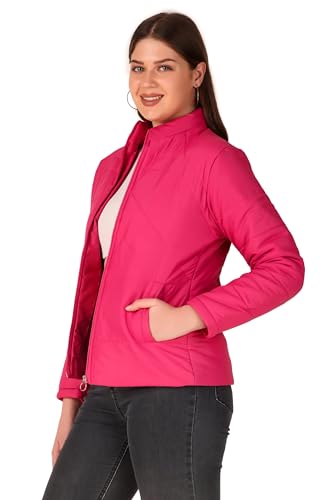 Image of Brazo Girls and Women's Puffer Regular Jacket For Winter Wear | Hooded Neck | Full Sleeve | Zipper | Casual Jacket For Woman & Girl | Western Stylish Jacket For Women