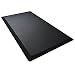 Anti Fatigue Kitchen Mat, Best for Comfort and Standing Desk, Weatherproof, Commercial, Premium Non Skid Cushioned Floor Rug, 20 x 36 inch Matte Black - Low Edge