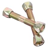 Ganci Molla per Sedia Sospesa in Metallo 2 Pezzi Oro