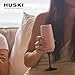 Huski Champagne Flute | NEW | Award-winning Design with Detachable Stem | Premium Stainless Steel Champagne Glass with Lid | Triple Insulated Tumbler | 8oz Capacity | Great Gift (Champagne)