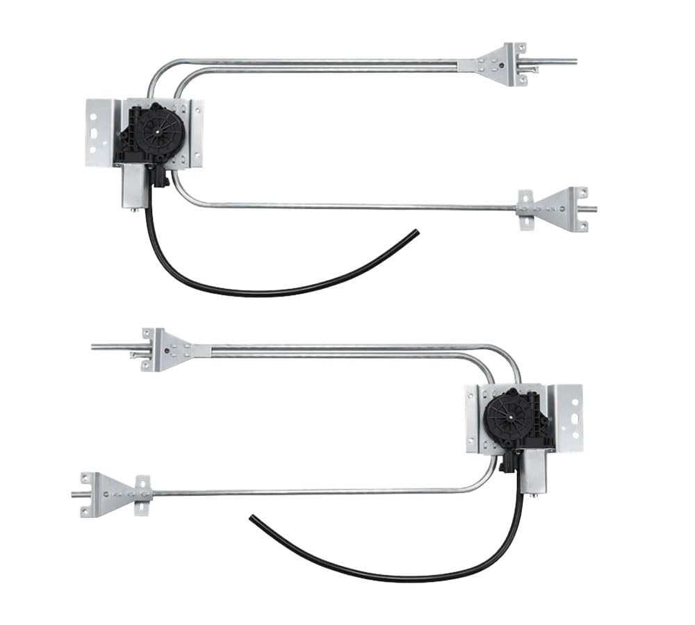Mytee Products 1Pair Driver and Passenger Side Power Electric Window Regulator w/Motor and Transmission Compatible w/Freightliner Cascadia Replaces A18-67226-001, A18-67226-002