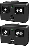 for Ghost Control, AXP1 AXS1 Ghost Gate Opener Remote Transmitter, 5-Button, 3-Button Remote Transmitter for Automatic Gate Openers, Partymode, for Ghost Control Opener Systems (2PC-3Button)