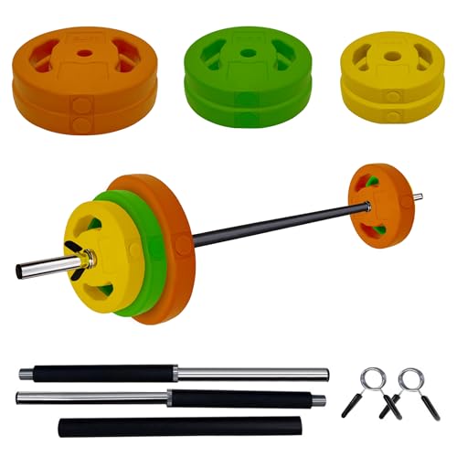 40LB Adjustable Barbell Weight Set,...