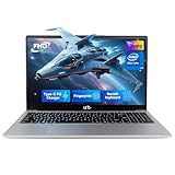 NIMO 15.6" IPS FHD-Laptop-Computer, Intel Pentium Quad Core N100 8GB RAM 128GB SSD (Beat i3-1115G4, Up to 3.4GHz) Backlit Keyboard Fingerprint Type-C WiFi 6 BT5.2, for Student and Home