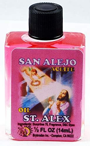 6 Pieces BRYBRADAN Saint Alex Spiritual Oil SAN ALEJO ACEITE ESPIRITUAL 1/2 FL OZ 14.7ML