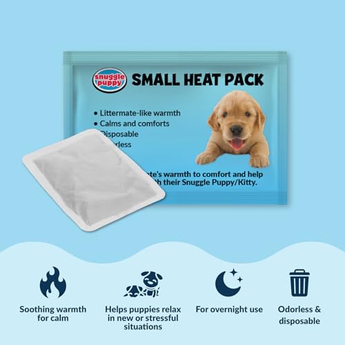 Snuggle Puppy Original Dog Toy for Small Breeds - Heartbeat Puppy for Dogs - Pet Anxiety Relief and Calming Aid - Comfort Dog Toys for Behavioral Training. - Thumbnail 6