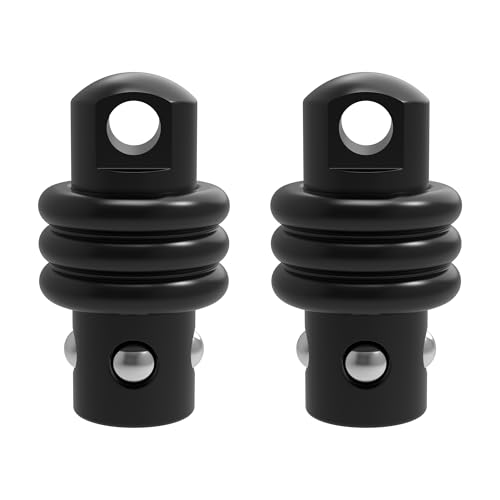 Eastern Tactical Supply QD Sling Swivel Stud for QD Sling Mount, Quick Detachable Swivel Adapter Heavy Duty Steel （2 Pieces）