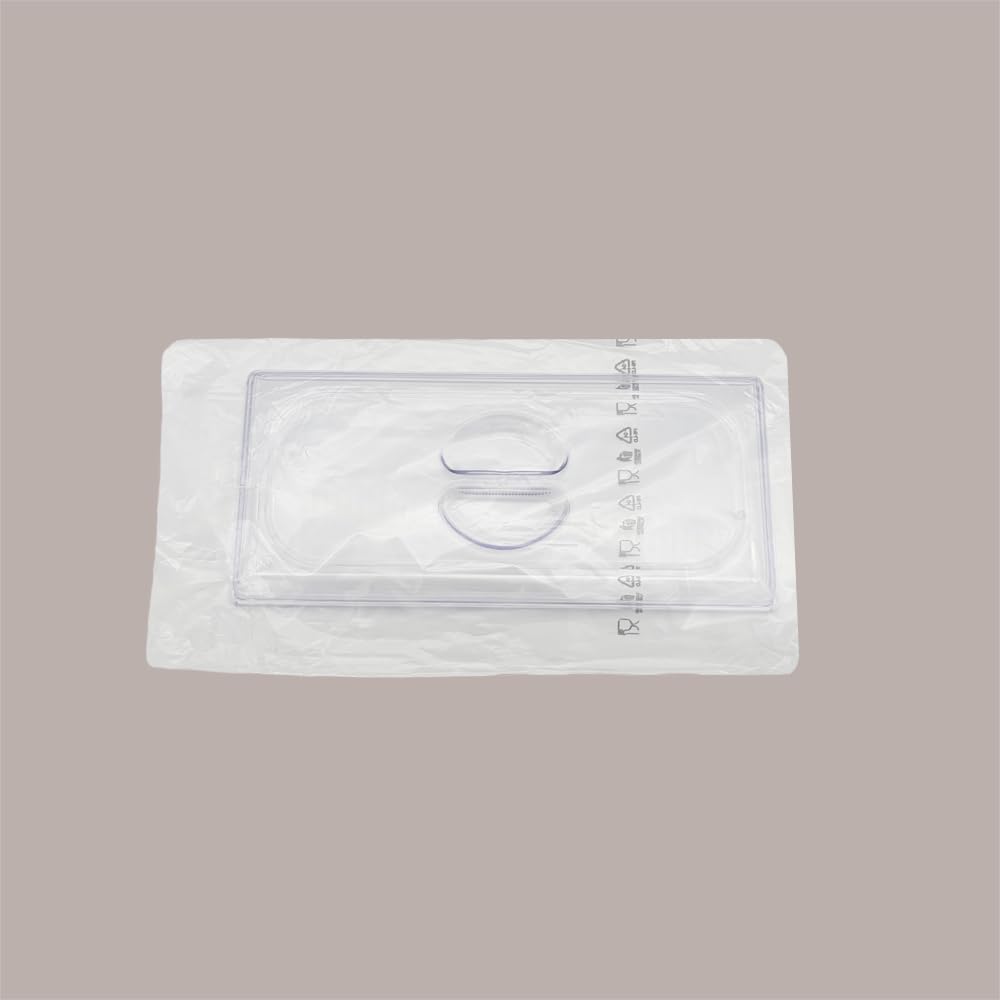 Coperchio Kostil Trasparente per Bacinella Vaschetta da Gelato 36x16,5 cm 5 pezzi Lucgel