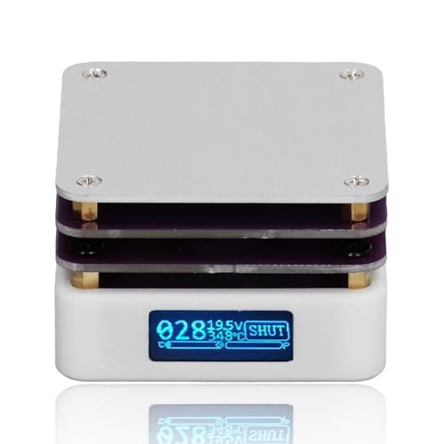 LOCADENCE PD65W 20V 3.25A Soldering Hot Plate, 2.2X2.2in LED Microcomputer Electric Preheat Soldering Station, Welder Hot Plate Rework Heater Lab Plate with Organic Light Emitting Diode Screen Display