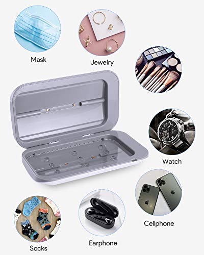 Limpador de telefone Limpador ultravioleta Limpador UV Com Dual LED Cell Smartphone Cleaner, Para to