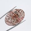 CRYSTALINES 5pcs, Natural Leopard Skin Jasper Gemstone Cabochon, Assorted Flatback Crystals, Wholesale Polished Stones, DIY Crafts-Jewelry Making, Bulk Loose Supplies, Wire Wrapping, Gem Collection #3