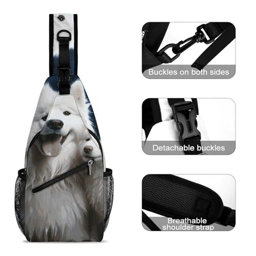 Bolso bandolera deportivo casual para viaje y hiking miniatura 3