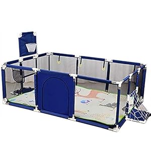 Children’s Play Fence Portable Child Playpen Rectangle Toddlers Play Yard With Door Activity Center Child Play Game…