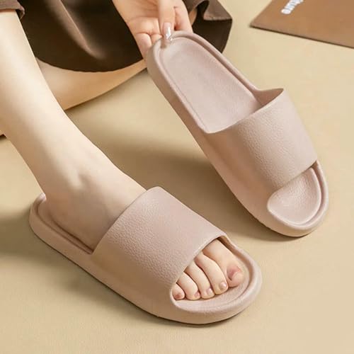 Fashion Ladies Slippers Summer Flat Sandals Lightweight Home Bathroom Slippers Indoor Slippers2