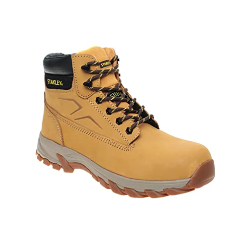Stanley Tradesman Safety Boot en cuir miel robuste aux finitions soignées