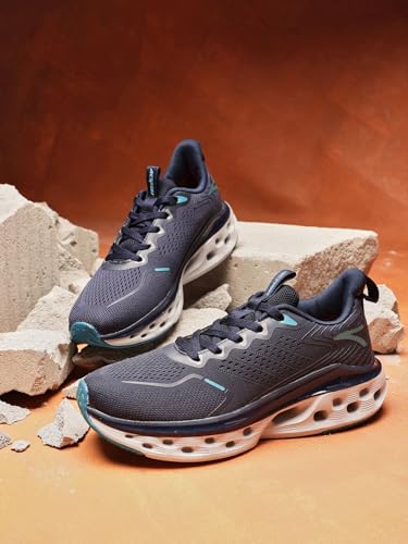 Image of Action | Athleo | TURBO-1112 | Men's | Lace-Up | Running | Shoes | Trendy | Lightweight | Comfortable | Durable | Sports | Shoes