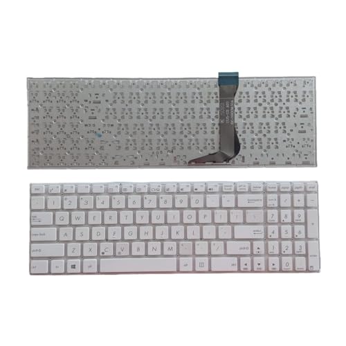 Clavier d'ordinateur portable ASUS E502S E502M E502NA de disposition US White