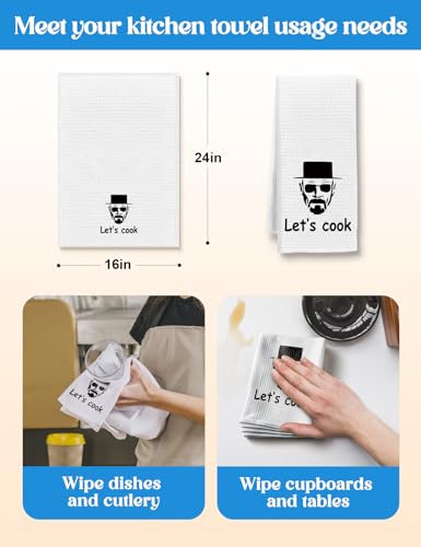 Lets-Cook-Funny-Kitchen-Towels-Kitchen-Tea-Towels-Flour-Sack-Dish-Towels-Hostess-Kitchen-Towel-for-Men-Father-Chef-Friends-New-Home-Housewarming-Christmas-Fathers-Day-Birthday-Gifts Lets Cook Funny Kitchen Towels Kitchen Tea Towels Flour Sack Dish Towels Hostess Kitchen Towel for Men Father Chef Friends New Home Housewarming Christmas Fathers Day Birthday Gifts