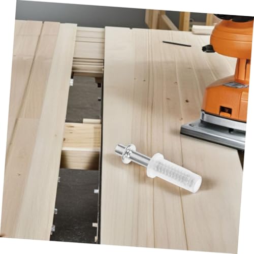TEHAUX 8 piezas Kit de Herrajes para Puertas Plegables Bisagras Puerta Acordeón Construcción Metálica miniatura 6