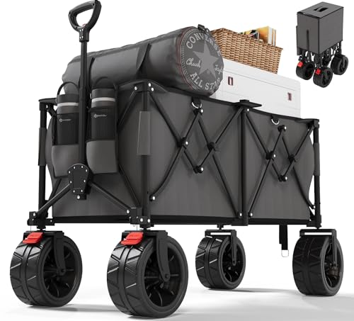 Devoko Carrello da Spiaggia Pieghevole 260L