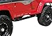 RAMPAGE PRODUCTS Step Bars for Jeep Wrangler TJ/YJ | Pair, No-Slip Step Pads, 3