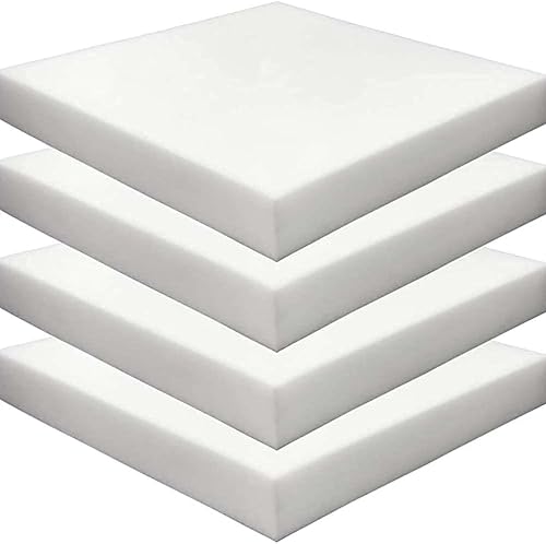 Juego de 246 cojines de repuesto de espuma de tapicería para acolchado de espuma, 1618202224 pulgadas cuadrado de espuma de alta densidad para