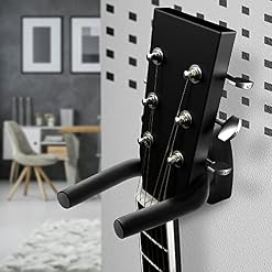 KEPLIN Lot de 2 crochets muraux pour guitare – Support de fixation pour toutes les guitares électriques et acoustiques & basses – Avec vis et médiator de guitare – Support éponge rembourré et réglable - Les Beatles, Paul McCartney, John Lennon, RIngo Starr, George Harrison KEPLIN Lot de 2 crochets muraux pour guitare - Support de fixation pour toutes les guitares électriques et acoustiques & basses - Avec vis et médiator de guitare - Support éponge rembourré et réglable – Image 5