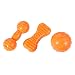 Giocattoli per Cani e Gatti, 3pcs Dogsory Dog Toys Toys Novel Bone a Forma di Animale Domestico Peluche Chewing mordace cigolante Giocattolo