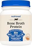 Nutricost Beef Bone Broth Protein Powder Chocolate (20 Servings) - Gluten-Free, GMO-Free