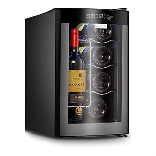 10 Bottle Wine Cooler, Thermoelectric Wine Fridge, Wine Cellar for Small Kitchen, Apartment, Condo, Cottage, RV