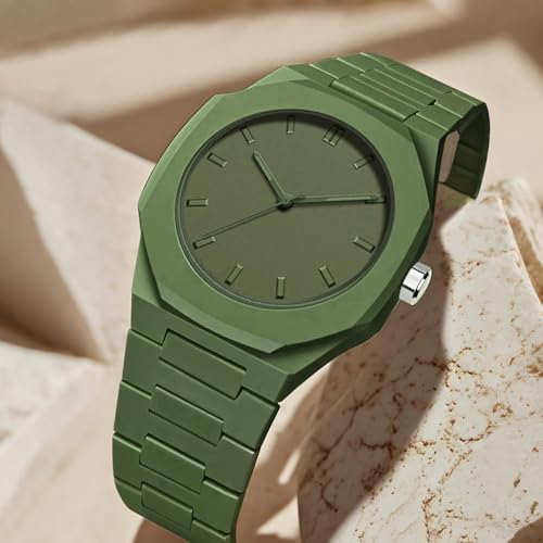Image of Shocknshop Minimalist Creative Sketch Design Black Analog Plastic Chain Strap Wrist Watch for Men Boys -WCH375