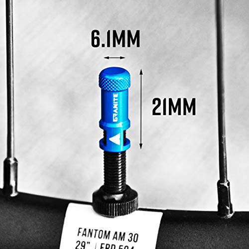 Granite Juicy Nipple Valve Cap And Presta Valve Stem Set, Bike Tire Caps Dust Covers With Valve Core Removing Function, Durable Alloy Tire Valve Cap (Red) #TOP1