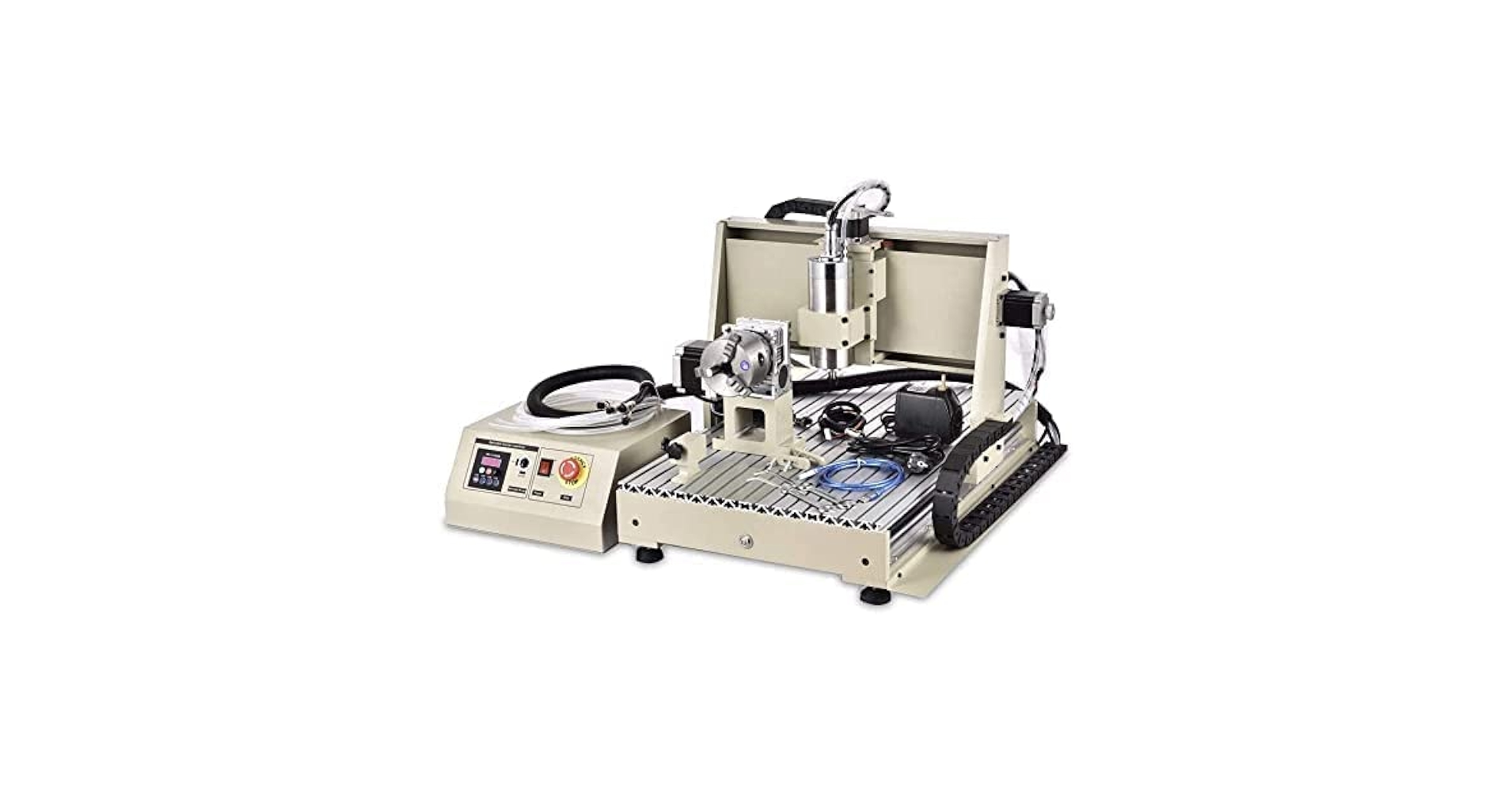 TTONSUE USB 4 Axis CNC 6040 Router Kit MACH Control + 1.5 KW