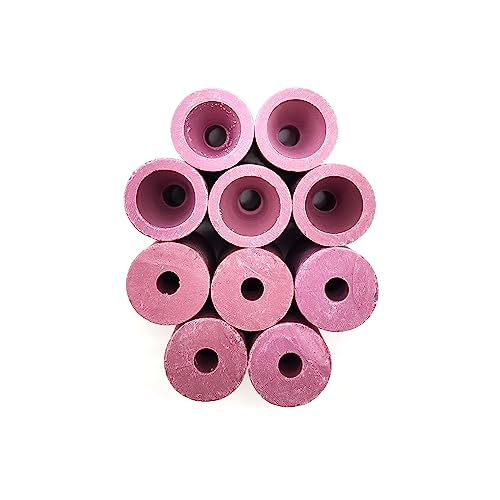 POGUT 10 Pieces Sandblaster Gun Nozzles Sand Blaster Replacement Cylinder Ceramic Abrasive Tip for Blasting (5mm)