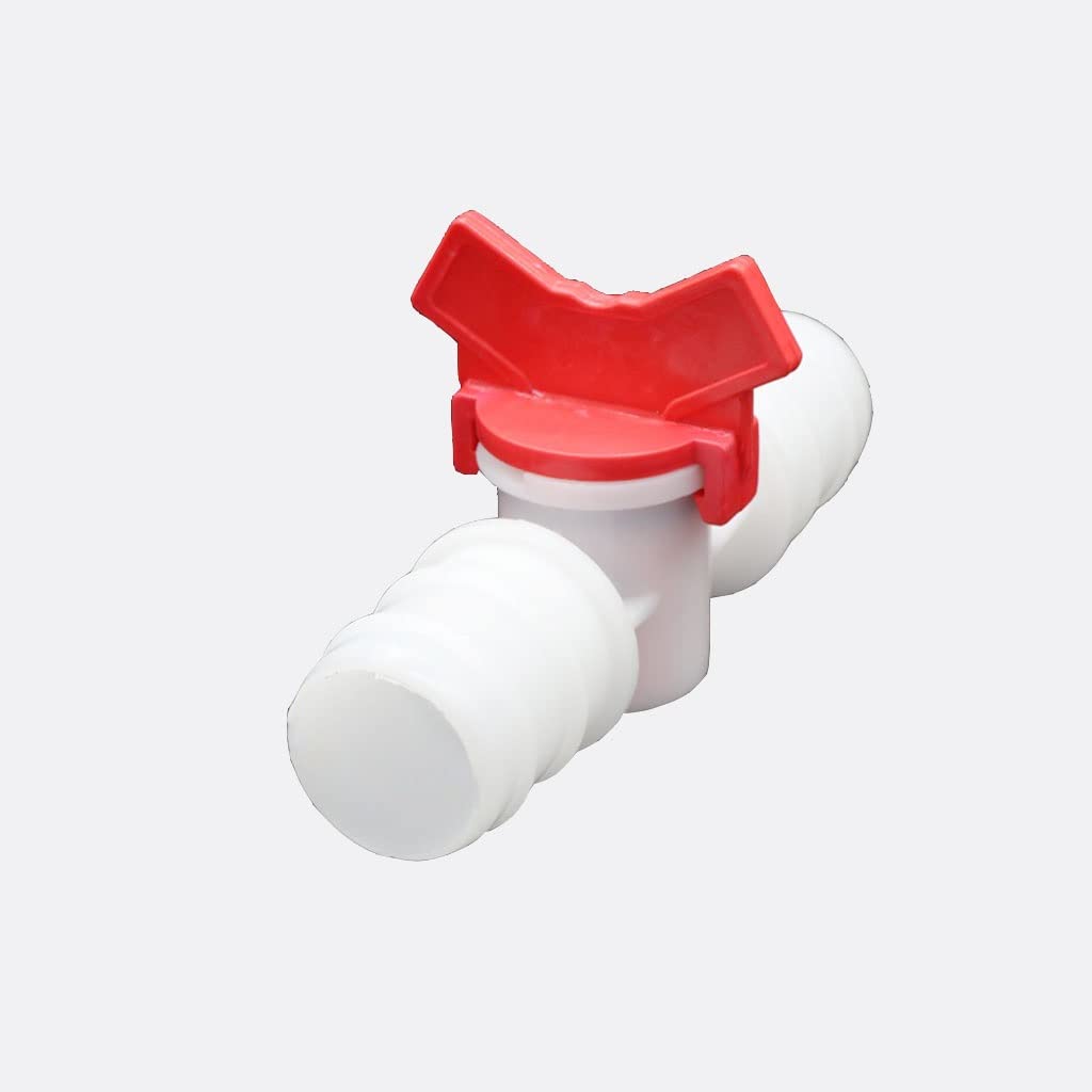 Vanne à boisseau sphérique 3 voies PVC pour connecteur micro-irrigation